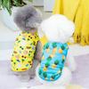 Washable Dog Blouse Sleeveless Lovely Pineapple Print Pet Puppy Summer Pullover