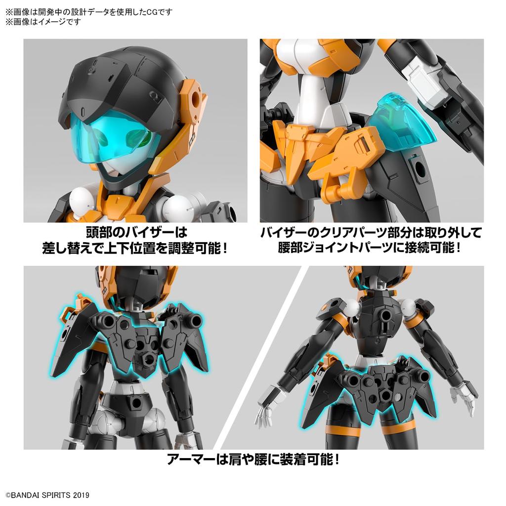 BANDAI SPIRITS 30MM Пластиковая модель Acerby Scale EXM-H15D (ТИП-D) 1/144 Предварительно окрашенная