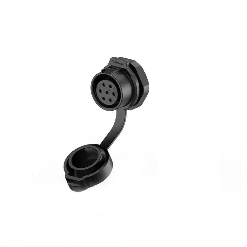 LP20 IP68 Waterproof Electrical Connector 2Pin 3Pin 4Pin 5Pin 7Pin 9Pin 12Pin Solder Cable Aviation Male Plug Female Socket M20