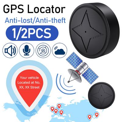 1/2 шт. GPS-локатор Устройство слежения за питомцами Собака Кошка Защита от потери GSM GPS Беспроводной локатор Сильный магнитный позиционер для пожилых людей Детей