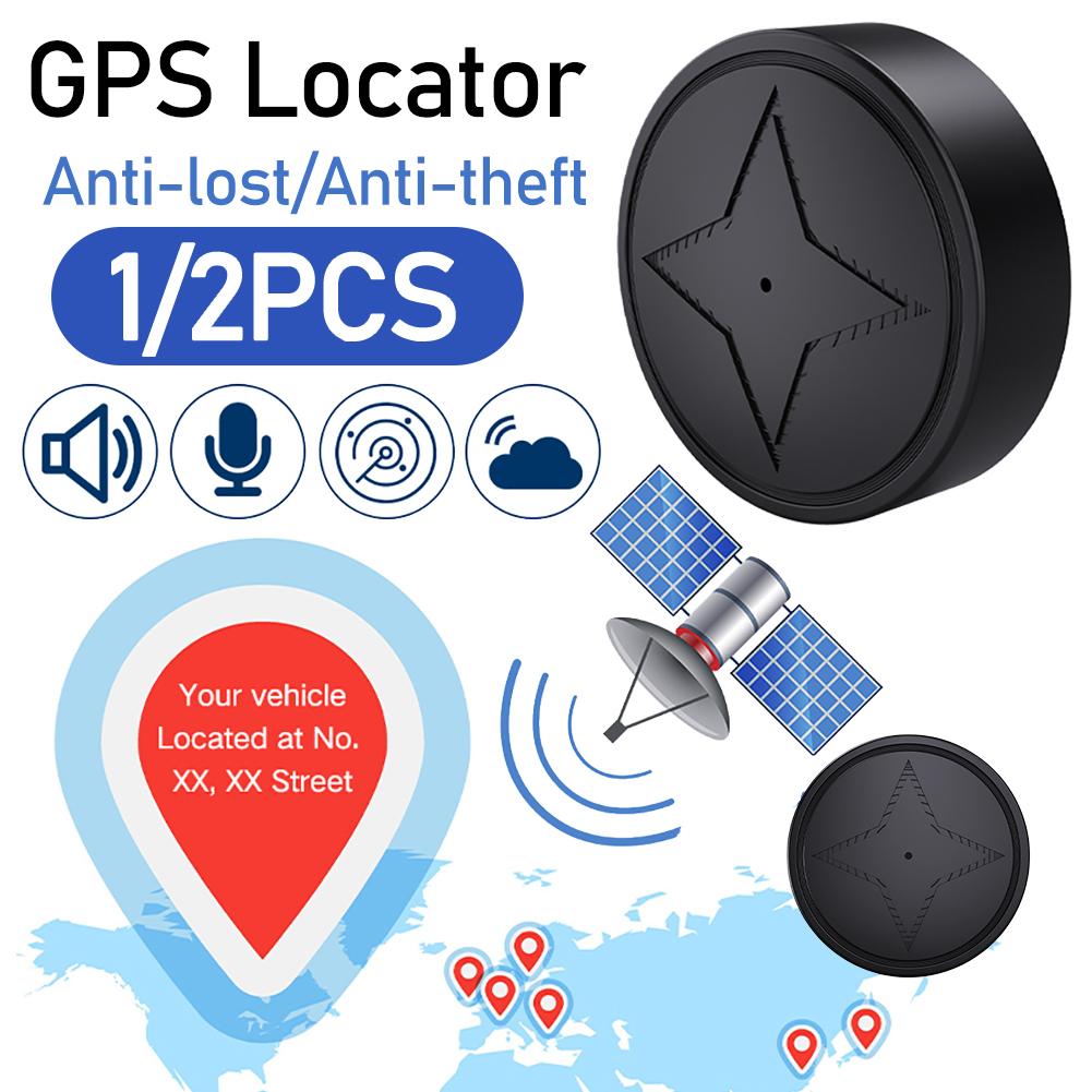 1/2 шт. GPS-локатор Устройство слежения за питомцами Собака Кошка Защита от потери GSM GPS Беспроводной локатор Сильный магнитный позиционер для пожилых людей Детей