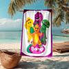Пляжное полотенце Barney Fashion: Идеально для летних приключений Мягкое, впитывающее и быстросохнущее, подходит для плавания и купания