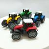 Children's Puzzle Toys Alloy Car Model Simulation Mini Farm Car Tractor Skidding Farmer Car Children Boys Birthday Gift Car Toys