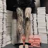 Goth Big Spider Pattern Silk Stockings Gothic Vintage Dark Fishnet Tights Women Alternative Sexy Spider Web Witch Pantyhose