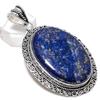 Lapis Lazuli Handmade 925 Sterling Silver Jewelry Pendant 2.68" I1K84