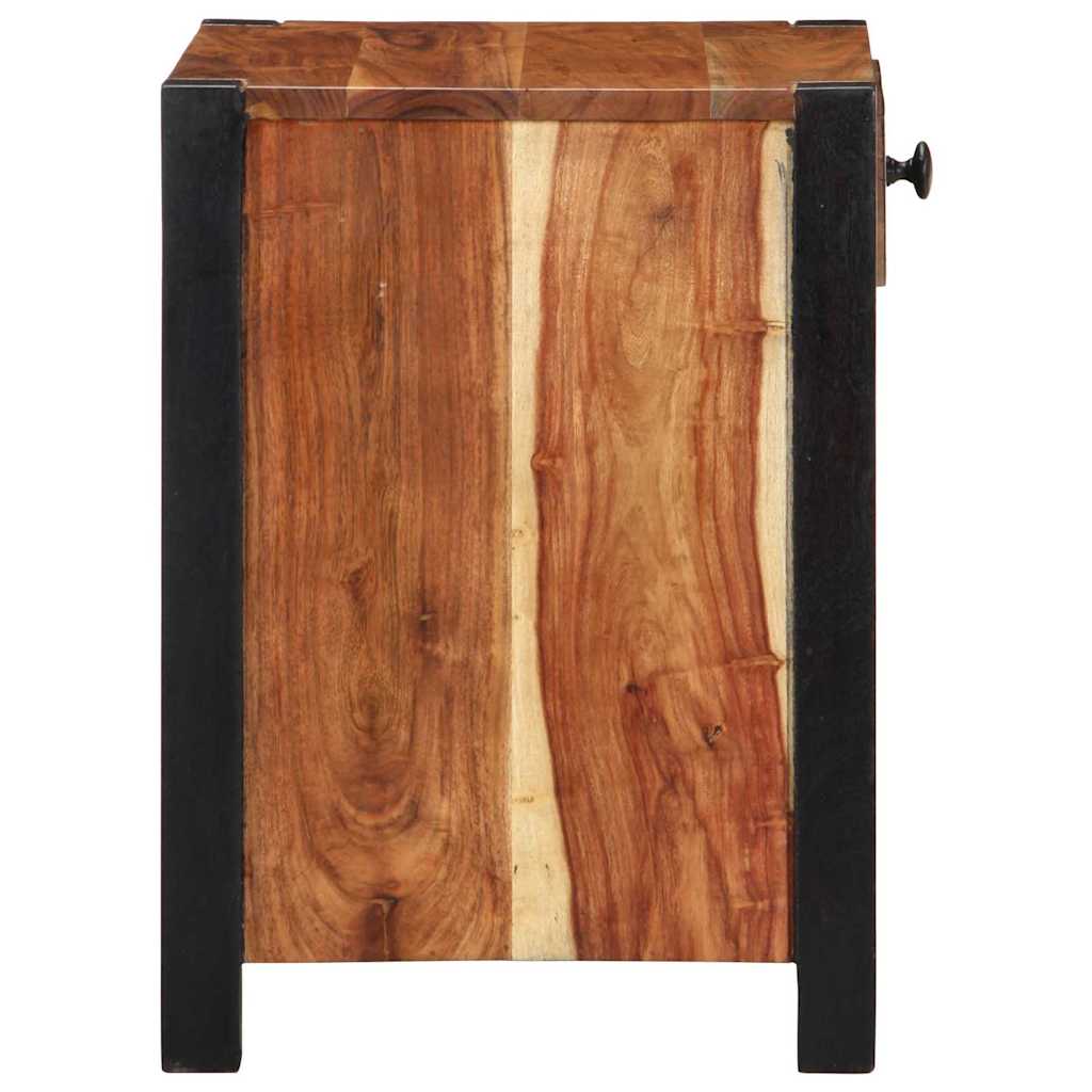 Nightstand Brown 40 x 35 x 50 cm Solid Acacia Wood