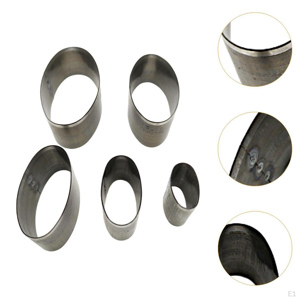 5 шт. шаблон для резки кожи многофункциональный инструмент для пробивки отверстий прочный штамп ручной работы для