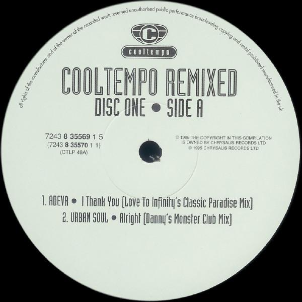 12-дюймовая пластинка VARIOUS - Cooltempo Remixed CTLP49 Cooltempo 1995 UK Dance & Electronica Б/У
