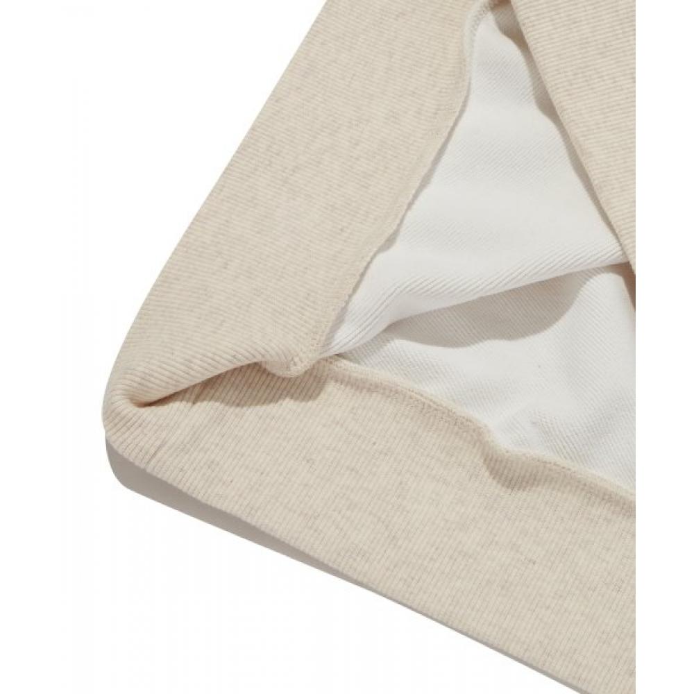 Reebok Толстовка Vector Half Zip Up бежевого цвета