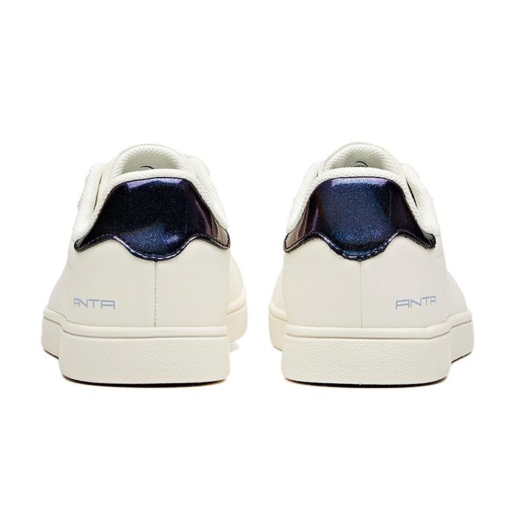 Anta Lightweight Low top Skateboard Shoes Women's Ivory White 122028062-4