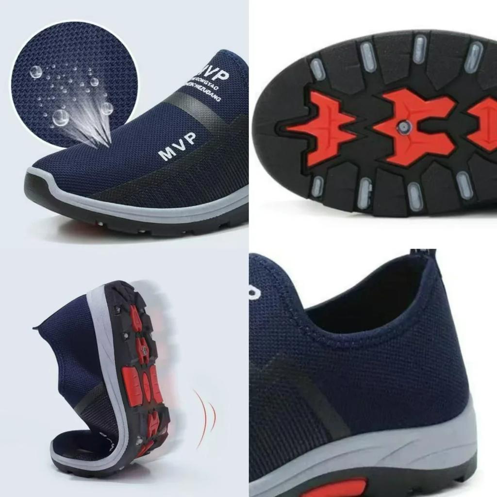 Fashion Summer Men Shoes Breathable Sneakers Mesh Lightweight Walking Shoes 2025 New Man Slip on Casual Shoe Men Loafers Tênis Masculino