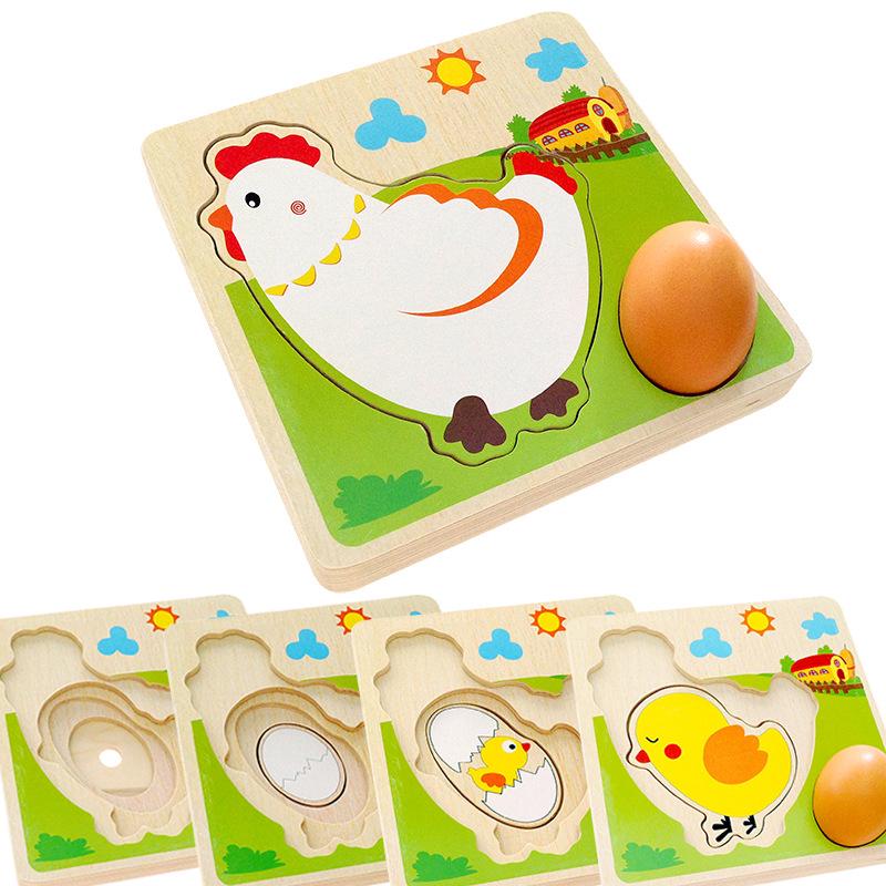 Mosaic Three-dimensional Puzzle Kindergarten Thinking Training Focus On Matching Building Block Quality Shape Color Recognition