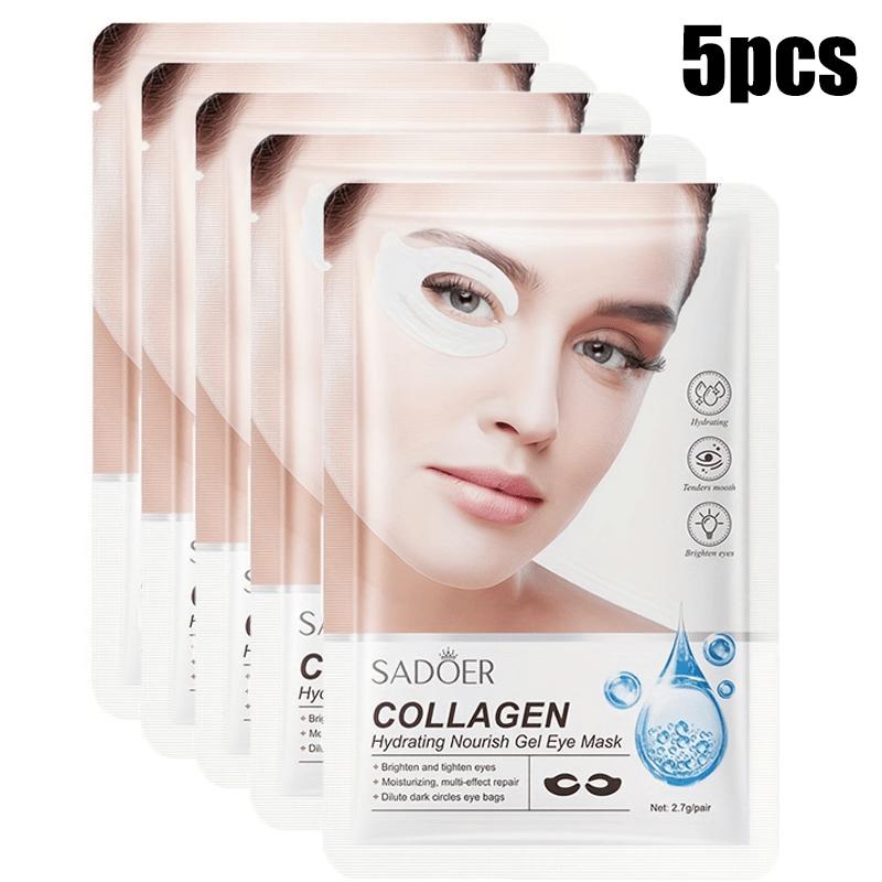Увлажняющая маска для глаз SADOER Collagen Hydrogel уменьшает мешки под глазами, морщины и темные круги