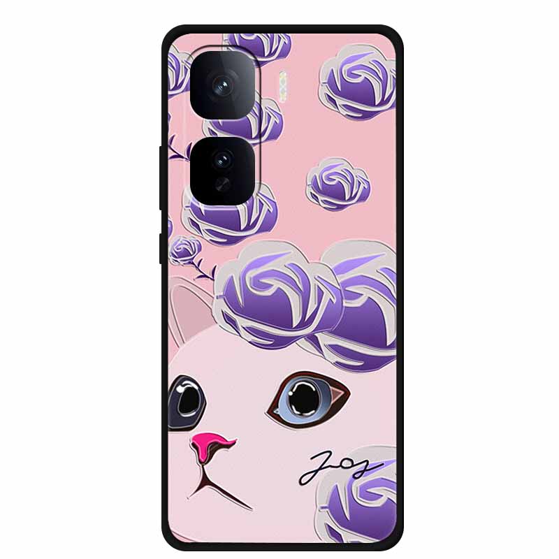 3D Тисненый Чехол Для Vivo iQOO Neo 10 Pro Plus Чехол Для Телефона Цветок Силиконовый Мягкая Задняя Крышка Coque Для Vivo iQOO Neo10 Pro Чехол Funda