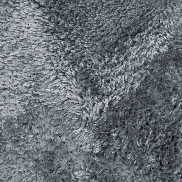 Tapis à poils longs extra-doux gris clair 120x160