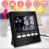 LED Digital Multi-Function Thermometer Hygrometer Weather Station Clock Alarm Calendar Home Room Voice Control Health Monitoring