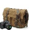 Ретро сумка для DSLR-камеры из холста и коровьей кожи: Многофункциональный чехол-вкладыш для мужчин и женщин - Зеркальная фотосъемка
