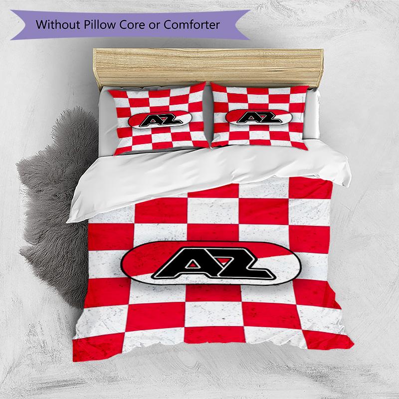 3pcs Duvet Cover Set (1*Duvet Cover + 2*Pillowcase, Without Core), AZ Alkmaar Print Bedding Set, Bedroom Decor, All‑Season, Birthday Gift