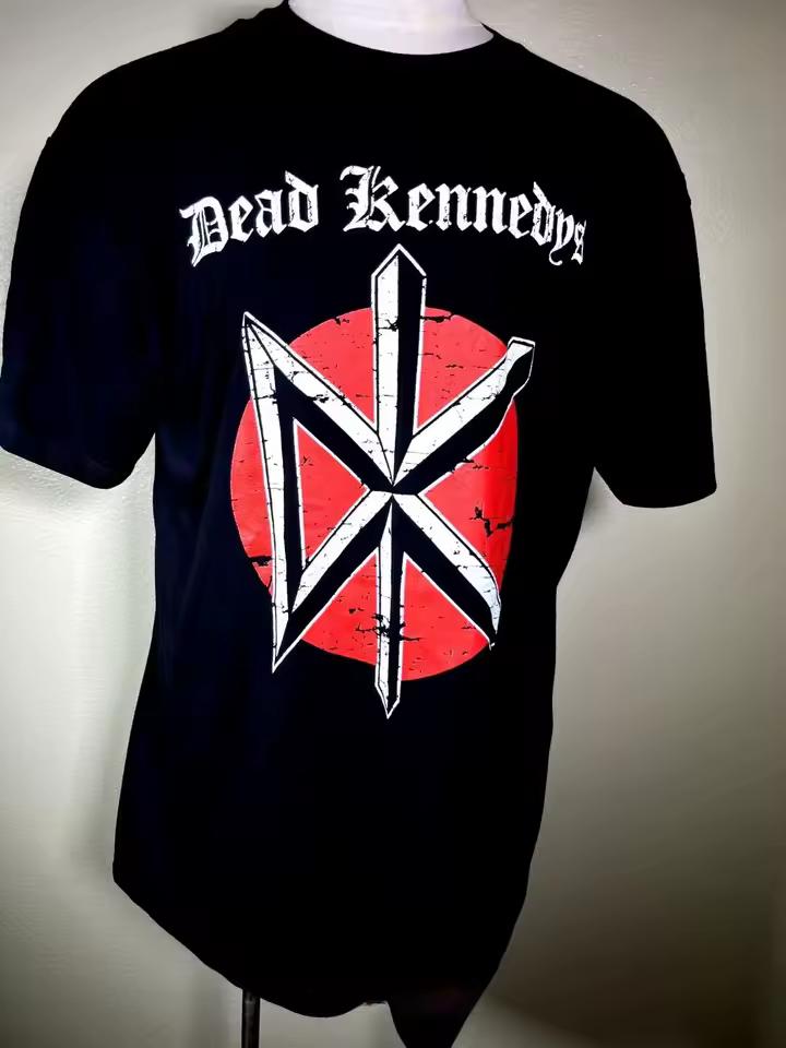 The Dead Kennedys Punk Rock Band Tee Rock Punk T Shirts Rock Vintage Print Short Sleeve Casual Loose Crew Neck T Shirts Unisex