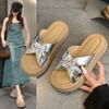 Platform Beach Slippers Women's Shoes 2025 New Summer Wear Exquisite High-end Cool Slippers with Skirt One-word Drag