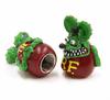 MOONEYES Rat Fink Набор из 2 колпачков для воздушных клапанов, зеленый, (AC-RAF280GR-MON)