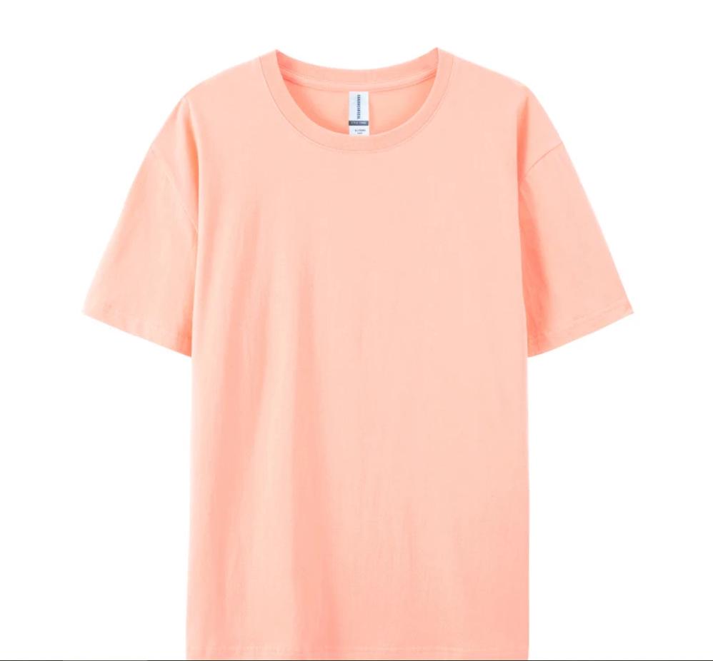 Унисекс футболка из 180г гребенного хлопка с круглым вырезом: Свободный крой, Однотонный, Короткий рукав, Готов к печати.