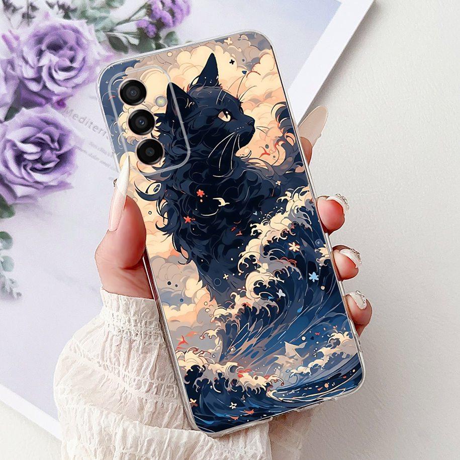 Case For Samsung Galaxy M13 M23 M33 M53 5G Cover SM-M236B SM-M336B SM-M536B SM-M135F Popular Dragon Cartoon Soft Silicone Bumper