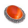Carnelian Gemstone 925 Sterling Silver Jewelry Ring Size 8