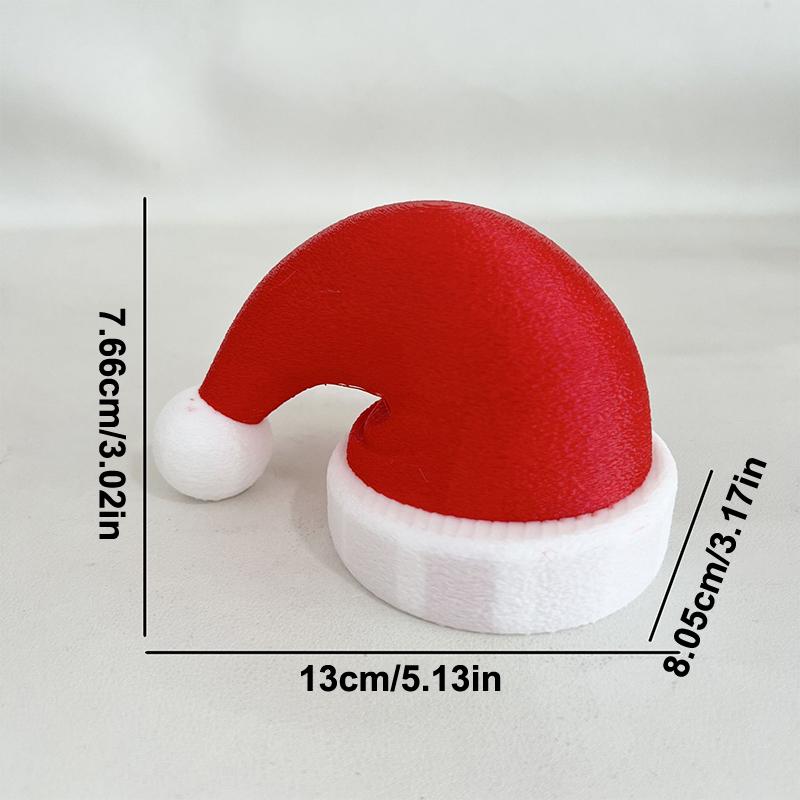 Christmas Hat Trailer Hitch Ball Cover Trailer Coupling Cap 3D Printed Prevent Receiver Tube From Rusting Christmas Gift