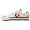 Star Player 76 Retro Casual Non-slip Durable Lightweight Low-top Sneakers for Men and Women White and Red