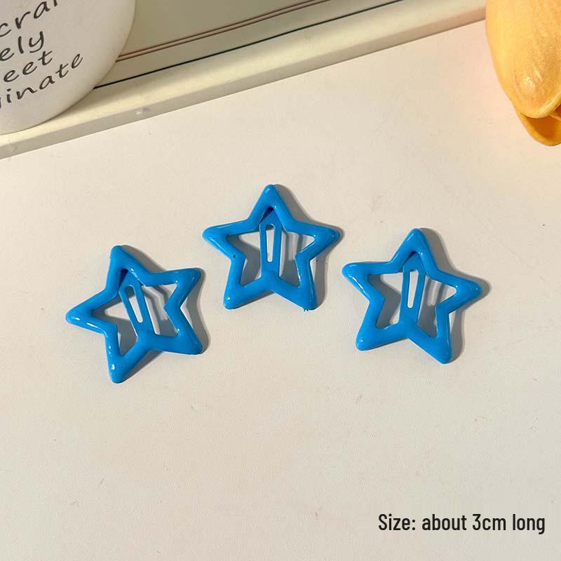 Five-Pointed Star Hair Clip for Women and Children – Cute Side Bangs Accessory and Hairpin