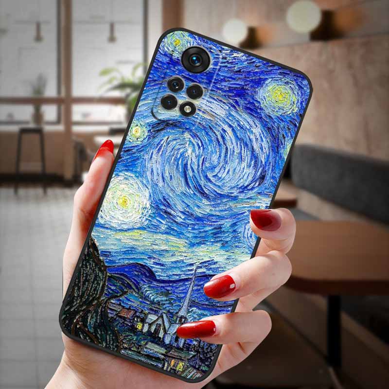 Чехол для POCO X4 Pro 5G 3D тиснение Цветок Рельефный Чехлы для телефона Для POCOX4 Pro 5G 2022 Силиконовый чехол X 4 Pro X4Pro Funda Capa Para