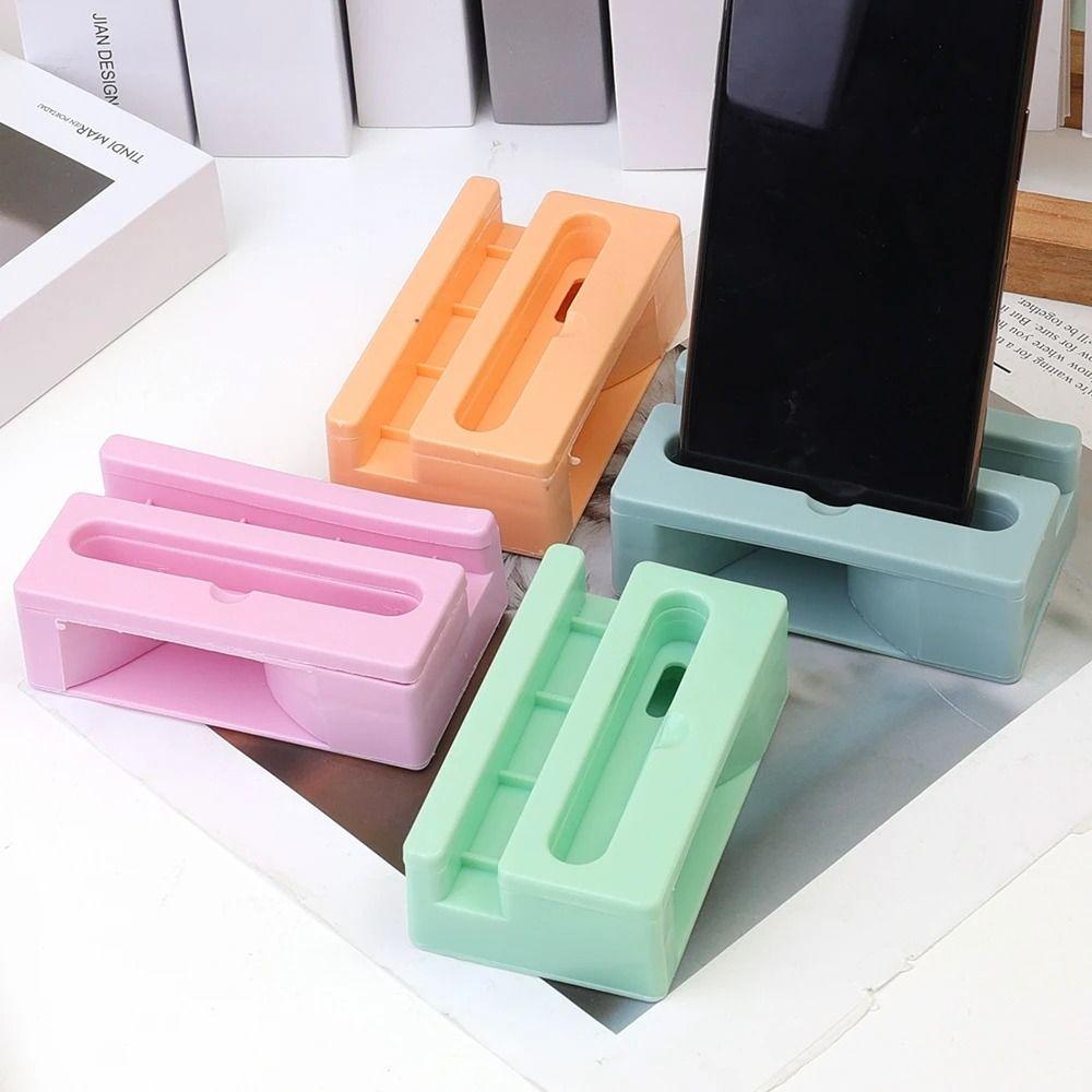 Plastic Cell Phone Stand Vertical Phone Stand Sound Amplifier Mobile Phone Accessories