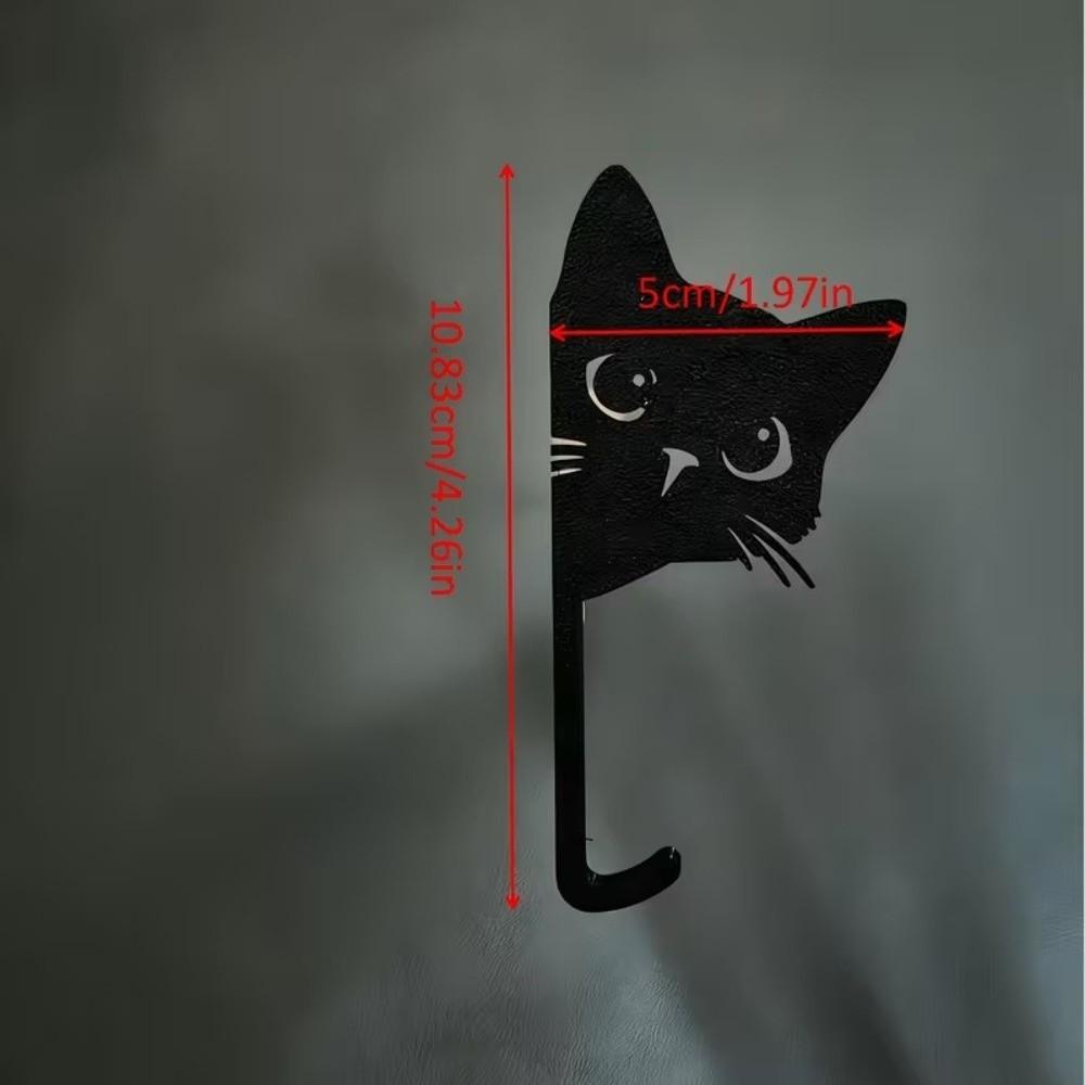 3D Printed Kitten Wall Hooks Decorative Hanging Hook Wall Decorations Key Holder Home