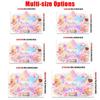 Pastel Rainbow Star Birthday Cake Ice Cream Lollipops Candy Confetti Polyester Backdrop, for Party Decor Home, Club, Garden, Farm, Room, No