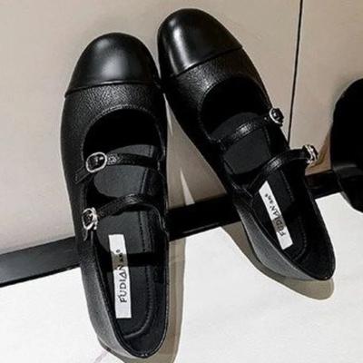 Модные дизайнерские весенние новинки для женщин в стиле пэчворк на плоской подошве, модные женские удобные туфли Мэри Джейн на мягкой подошве, балетки для женщин, повседневные балетки