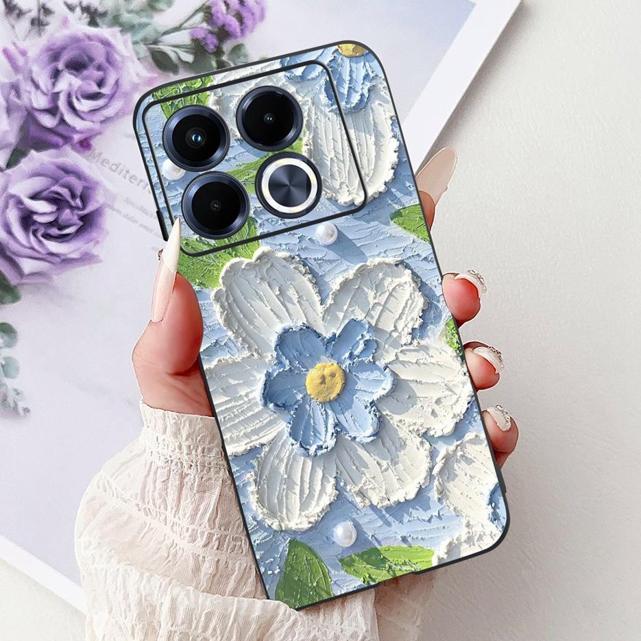 Чехол для Infinix Note 40 5G X6852 Новый Роскошный Расписной Чехол Мягкий Силиконовый Чехол для Телефона для Infinix Note 40 Pro Plus Note40 4G