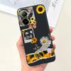 Case For Oppo Realme C67 4G RMX389 Phone Cases Black Cat Moon Night Soft Silicone Shockproof Back Cover For RealmeC67 4G Funda