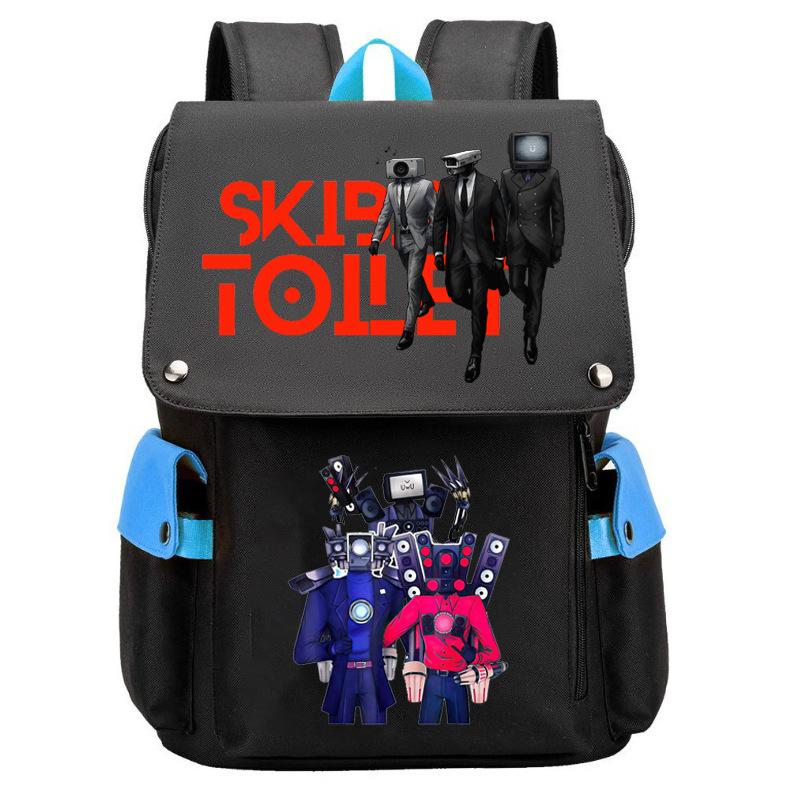 Amazon Новый Skibidi Toilet Man Школьная сумка для ученика Детский рюкзак