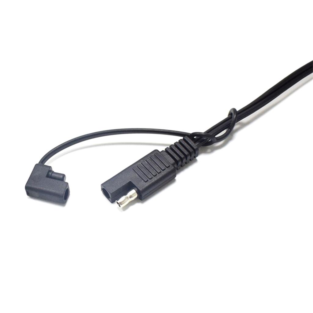 Разъем SAE Вилка SAE Вилки-аксессуары для прикуривателя Штекер DIN к адаптеру-разъему SAE для мотоцикла