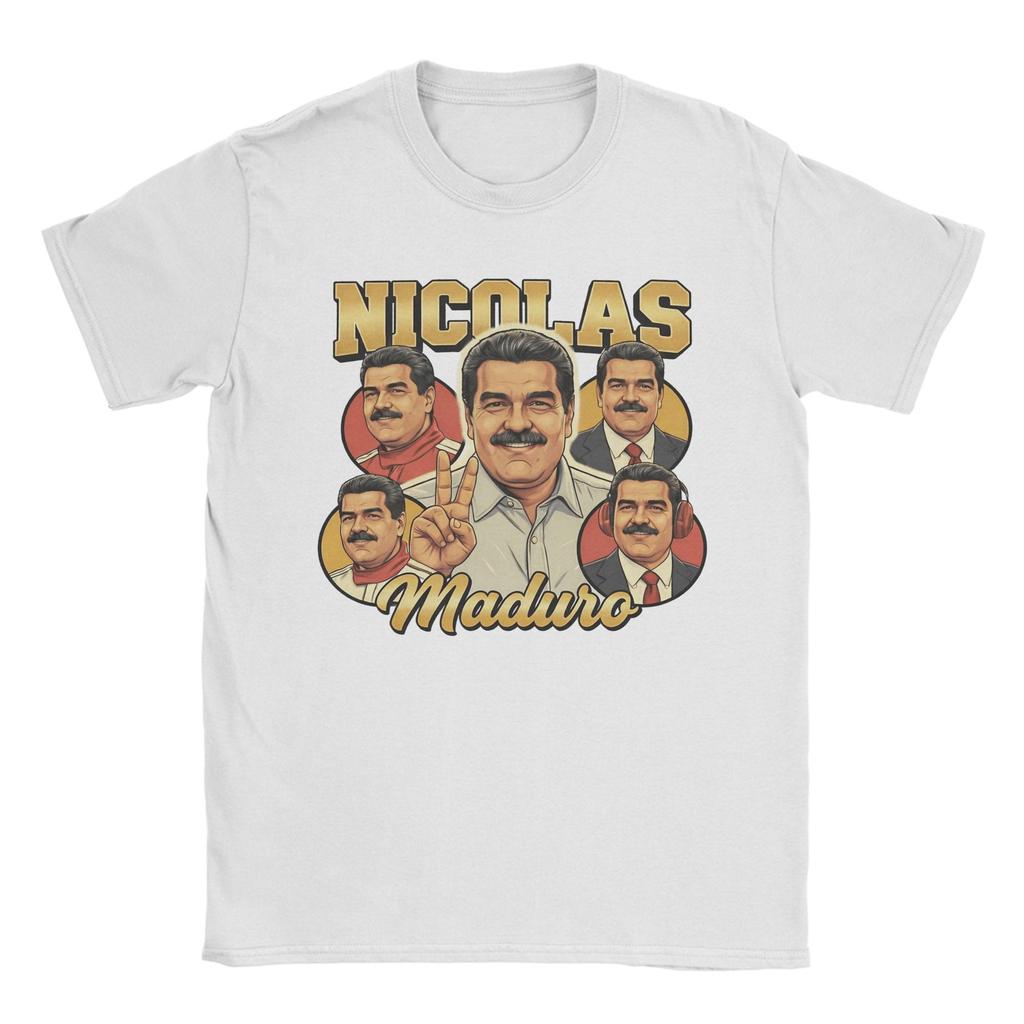 Venezuela Captures onsite Maduro Tshirt 2026 Summer Mens Luxury Fashion Cotton Fun Tshirt Round Neck Street Wear Y2K Gift