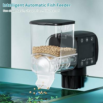 250 мл/500 мл Jebao Аквариумная кормушка для рыбок Goldfish Smart Timing Автоматическая цифровая кормушка Часы Таймер Аксессуары для аквариума