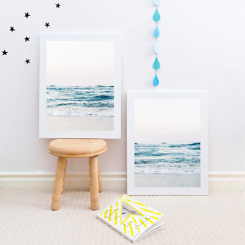 Прибрежный декор, пляж, настенные постеры, картины для гостиной, морской пейзаж, холст, картина, скандинавский современный домашний декор, без рамки