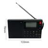 Am/fm/sw Portable Radios Full Band Bluetooth Radio Recorder Aux Jack Mp3 Player Radio Type-c Charging Alarm Clock Built-in Speak