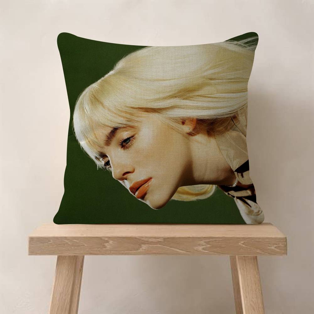 Singer album BBillieS Vintage Cushion Cover Decorative Pillow Sofa Home Decor case pillow cases