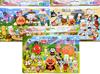 Set AGATSUMA Anpanman Genius First Puzzle 30 Pieces and His 55 Pieces 80 Pieces No [3-piece B] Brain's (Anpanman Friends), (Pan Kojo), (Okashi Kuni)