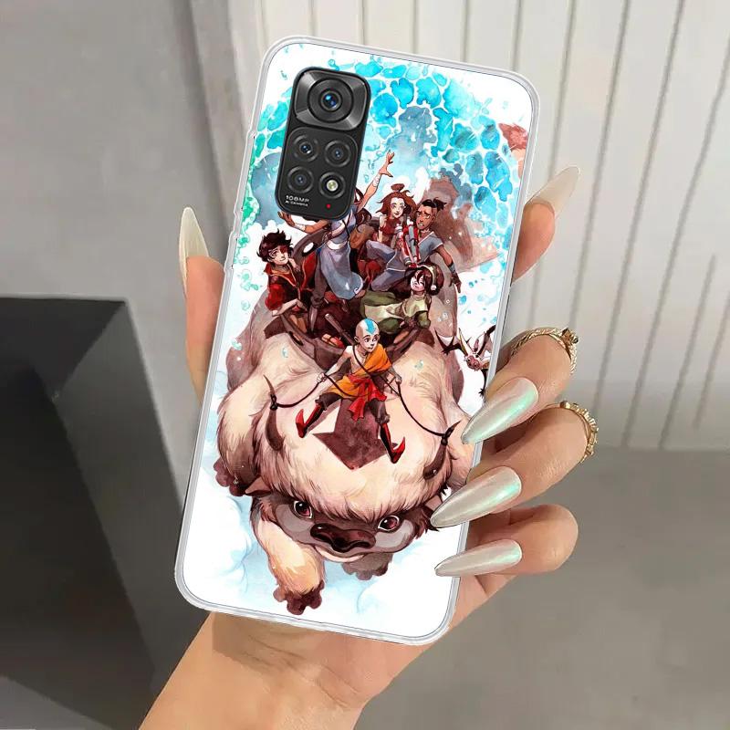 Чехол для телефона Аватар: Легенда об Аанге для Xiaomi Redmi Note 15 14 14S 13 12S 12 Pro 11S 11 Plus 11T 11E 10S Мягкий Funda Prin