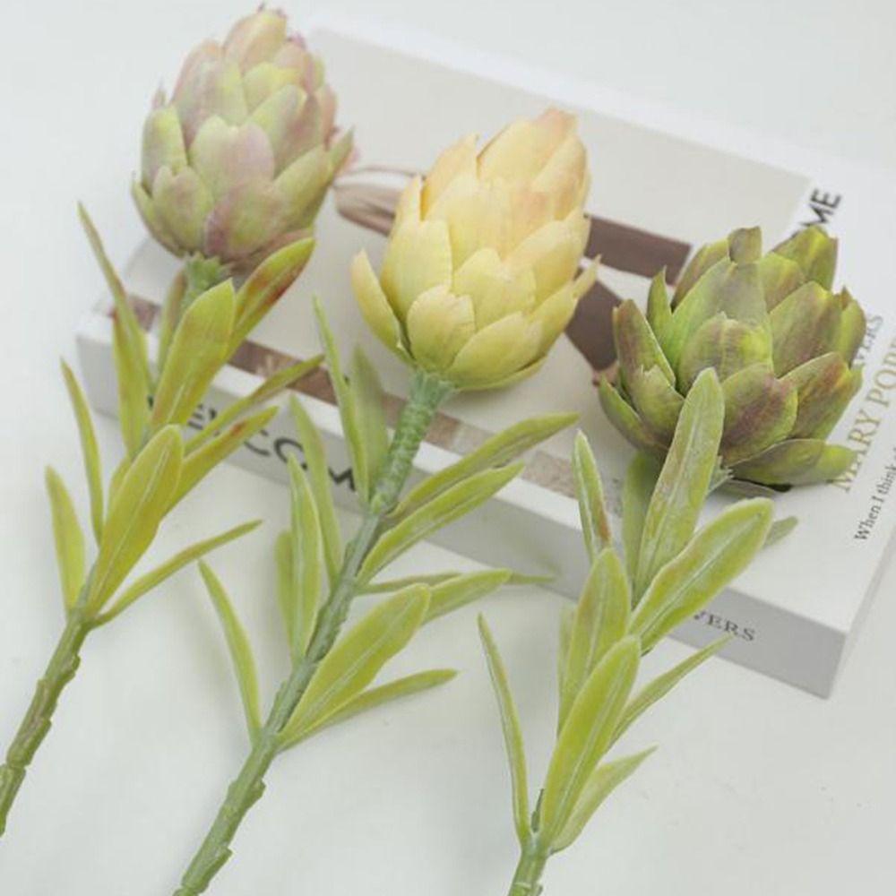 2 шт. Искусственные растения-плоды артишока Мягкий пластик Симуляция Цветок артишока Гостиная