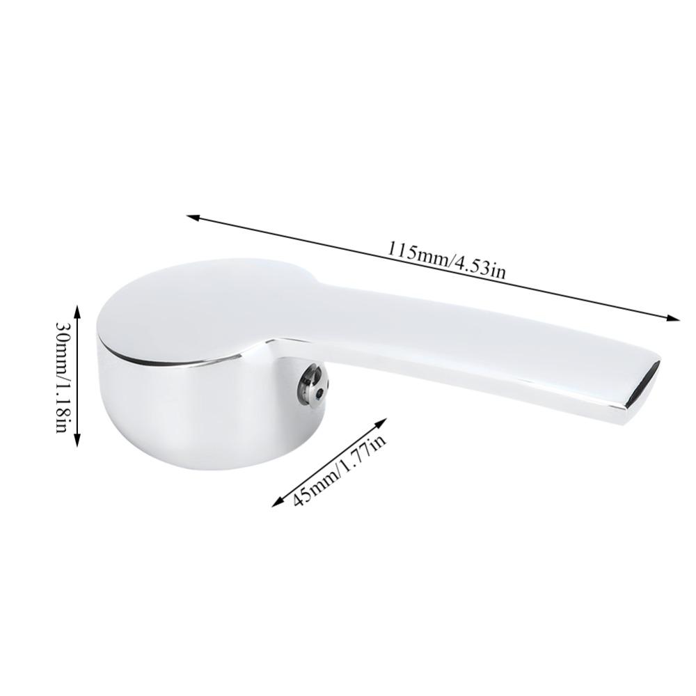 Zinc Alloy Faucet Handle 35mm Valve Core Hot Cold Water Water Tap Handle Single Lever Chrome Finish Faucet Lever Kitchen