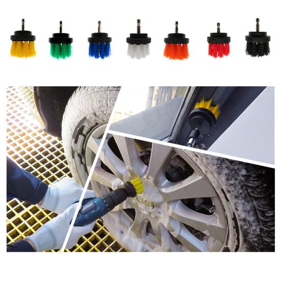 2-дюймовая пластиковая мебель для салона автомобиля, очиститель пыли, щетка для электрической дрели